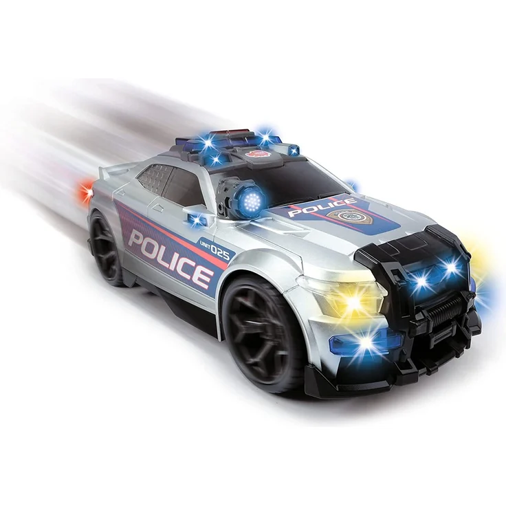 Dickie Toys Street Force, Polizeiauto, Sondereinsatz Polizeiwagen, motorisiertes Spielzeugauto, Kofferraum zum Öffnen, mit Licht & Sound, inkl. Batterien, 33 cm, ab 3 Jahren – Bild 6