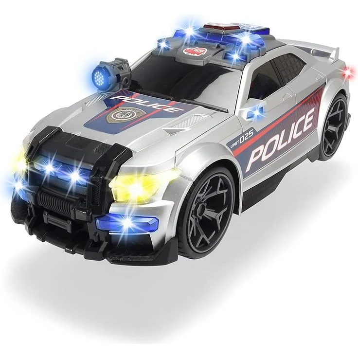 Dickie Toys Street Force, Polizeiauto, Sondereinsatz Polizeiwagen, motorisiertes Spielzeugauto, Kofferraum zum Öffnen, mit Licht & Sound, inkl. Batterien, 33 cm, ab 3 Jahren – Bild 1