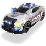 Dickie Toys Street Force, Polizeiauto, Sondereinsatz Polizeiwagen, motorisiertes Spielzeugauto, Kofferraum zum Öffnen, mit Licht & Sound, inkl. Batterien, 33 cm, ab 3 Jahren