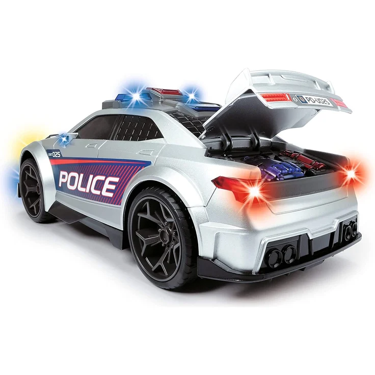 Dickie Toys Street Force, Polizeiauto, Sondereinsatz Polizeiwagen, motorisiertes Spielzeugauto, Kofferraum zum Öffnen, mit Licht & Sound, inkl. Batterien, 33 cm, ab 3 Jahren – Bild 2