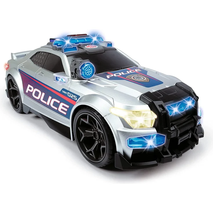Dickie Toys Street Force, Polizeiauto, Sondereinsatz Polizeiwagen, motorisiertes Spielzeugauto, Kofferraum zum Öffnen, mit Licht & Sound, inkl. Batterien, 33 cm, ab 3 Jahren – Bild 5