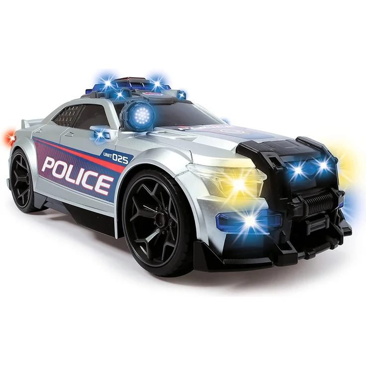 Dickie Toys Street Force, Polizeiauto, Sondereinsatz Polizeiwagen, motorisiertes Spielzeugauto, Kofferraum zum Öffnen, mit Licht & Sound, inkl. Batterien, 33 cm, ab 3 Jahren – Bild 3