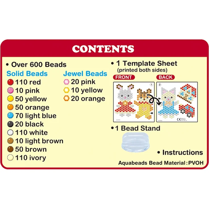 Aquabeads Sylvanian Families Set, Refills, Perlen Basteln, Perle, 31068 - Preisvergleich – Bild 2