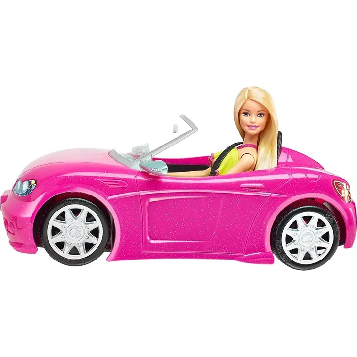 Barbie DVX59 - Cabrio Fahrzeug, in pink, mit Platz für 2 Puppen, Puppen Zubehör, ab 3 Jahren – Bild 7