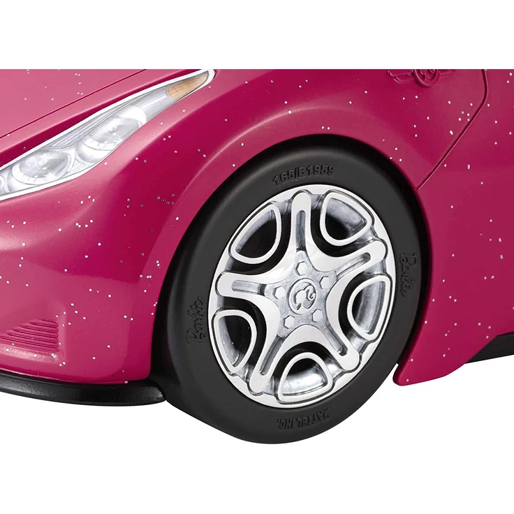 Barbie DVX59 - Cabrio Fahrzeug, in pink, mit Platz für 2 Puppen, Puppen Zubehör, ab 3 Jahren – Bild 9