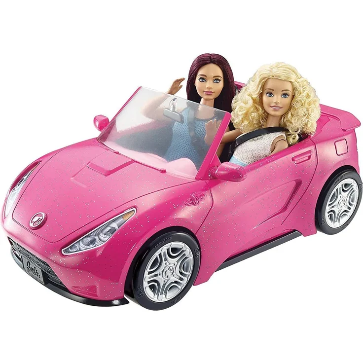Barbie DVX59 - Cabrio Fahrzeug, in pink, mit Platz für 2 Puppen, Puppen Zubehör, ab 3 Jahren – Bild 14