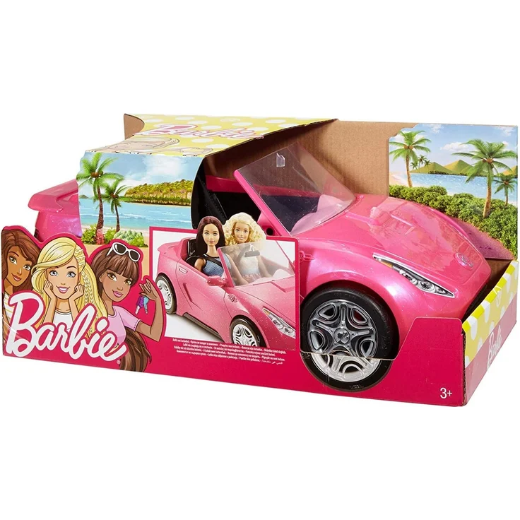 Barbie DVX59 - Cabrio Fahrzeug, in pink, mit Platz für 2 Puppen, Puppen Zubehör, ab 3 Jahren – Bild 15