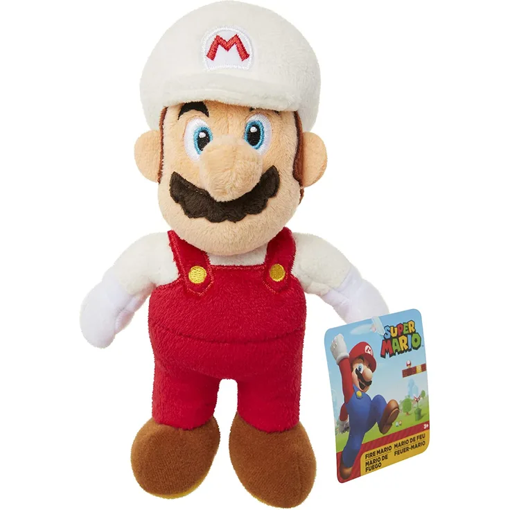 Super Mario Plüschfigur Mario Fire 20 cm