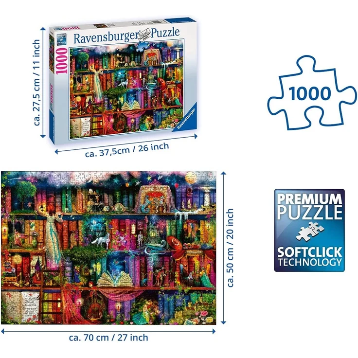 Ravensburger 1000 Teile Puzzle Magische Märchenstunde – Bild 3