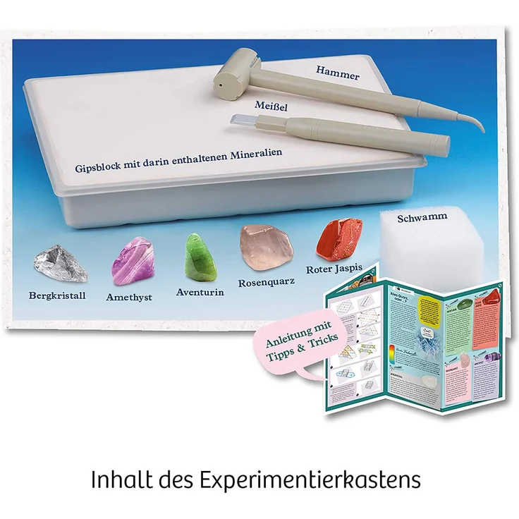 Kosmos Mitbringexperimentierkasten Ausgrabungs-Set Mineralien – Bild 3