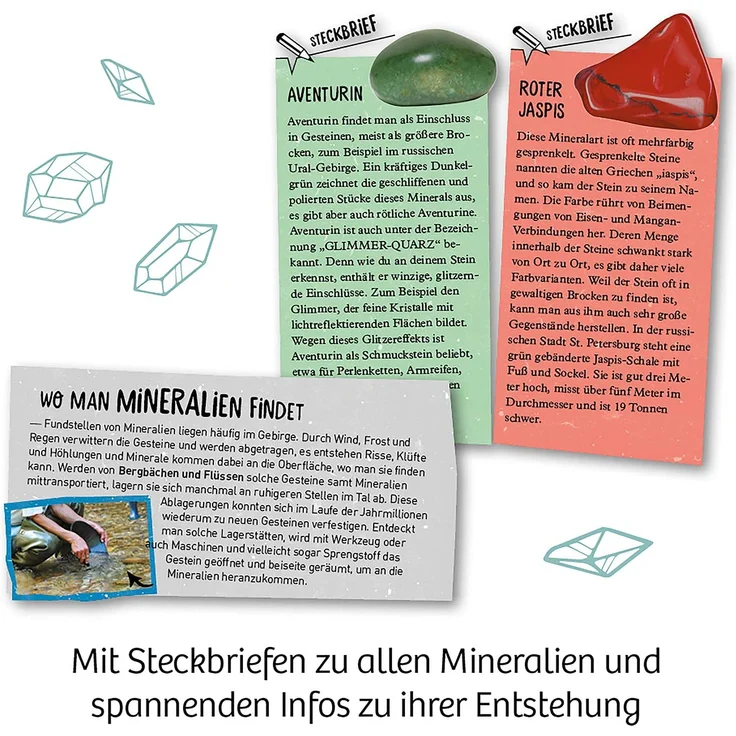 Kosmos Mitbringexperimentierkasten Ausgrabungs-Set Mineralien – Bild 5