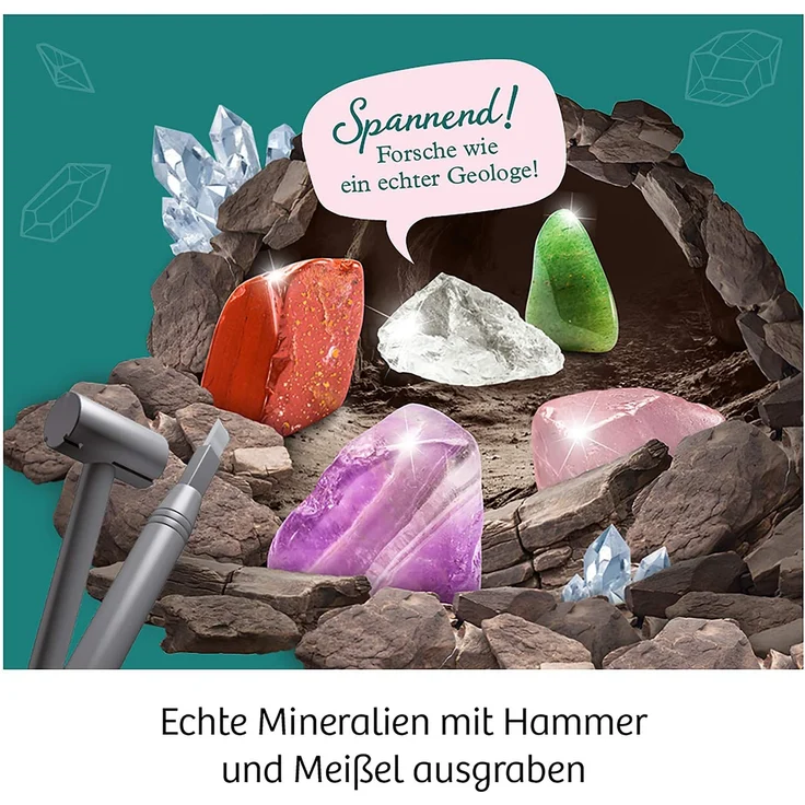 Kosmos Mitbringexperimentierkasten Ausgrabungs-Set Mineralien – Bild 4