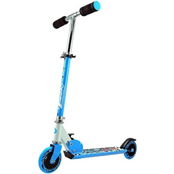 Best Sporting Scooter 125er Rolle, Aluminium Kinder Roller klappbar, pink/weiß