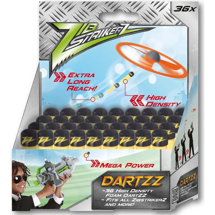 ZibStrikerZ 54162 - Dartzz Nachfüllpack, 36er