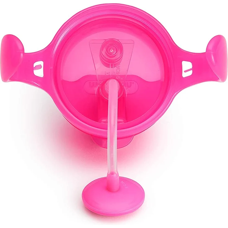 Munchkin Click Lock Trinkhalmbecher mit beschwertem Halm, rosa, 207 ml, rosa – Bild 5