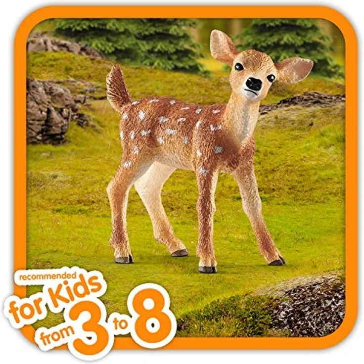 Schleich Wild Life Tierfigur Weißwedelkalb - Preisvergleich – Bild 2