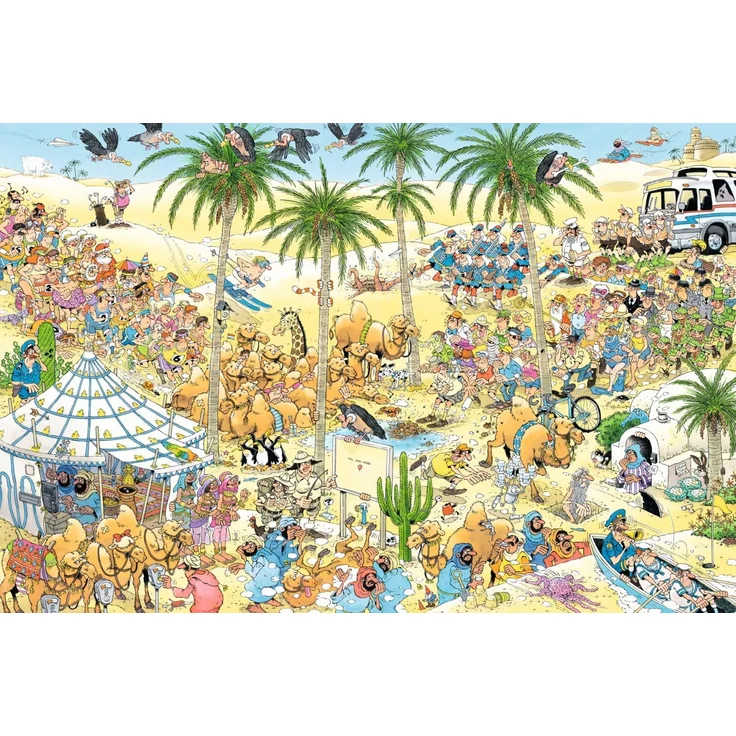 puzzlespiel Jan van Haasteren De Oase 1500 Teile – Bild 2