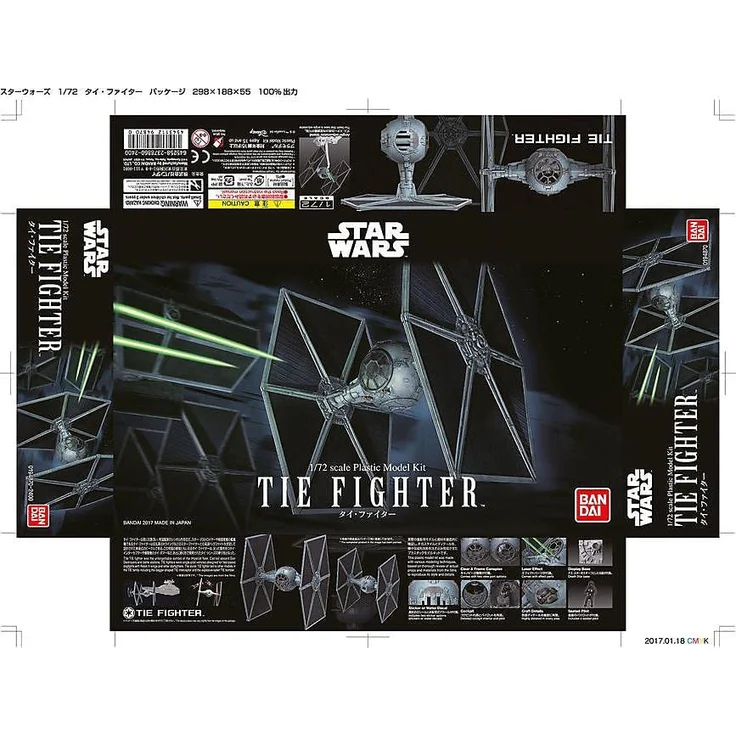 Revell TIE-Jäger Spaceplane model Montagesatz 1:72 TIE Fighter Beide Geschlechter Star Wars - Preisvergleich – Bild 3