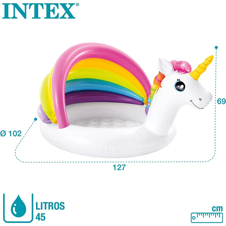 Aufblasbarer Pool Intex Unicorn (127 x 102 x 69 cm) – Bild 6