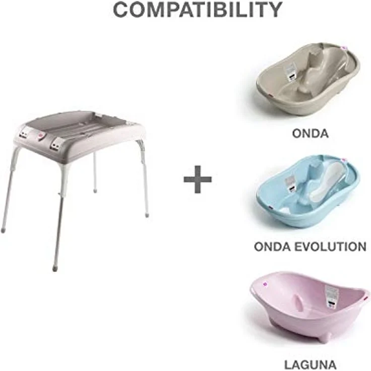 OkBaby Badewanne Stand (grau) – Bild 4
