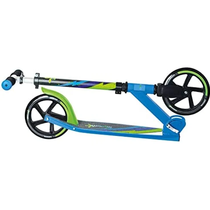Aluminium Scooter 205 mm grün-blau-schwarz – Bild 3