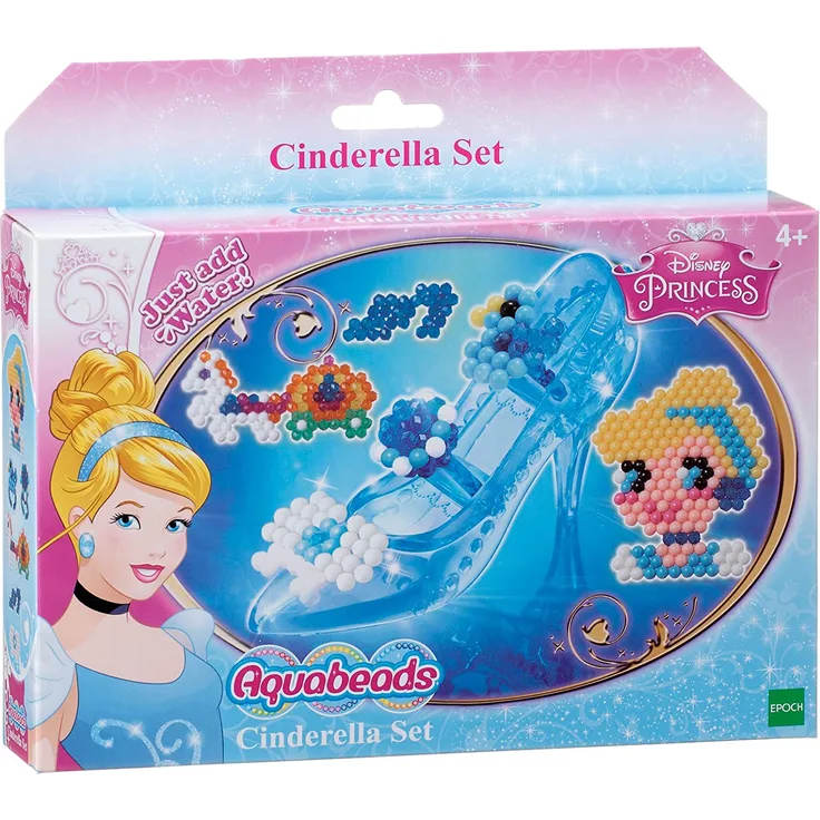 Aquabeads 79698 Cinderella Motivset-Bastelset Disney, Multi