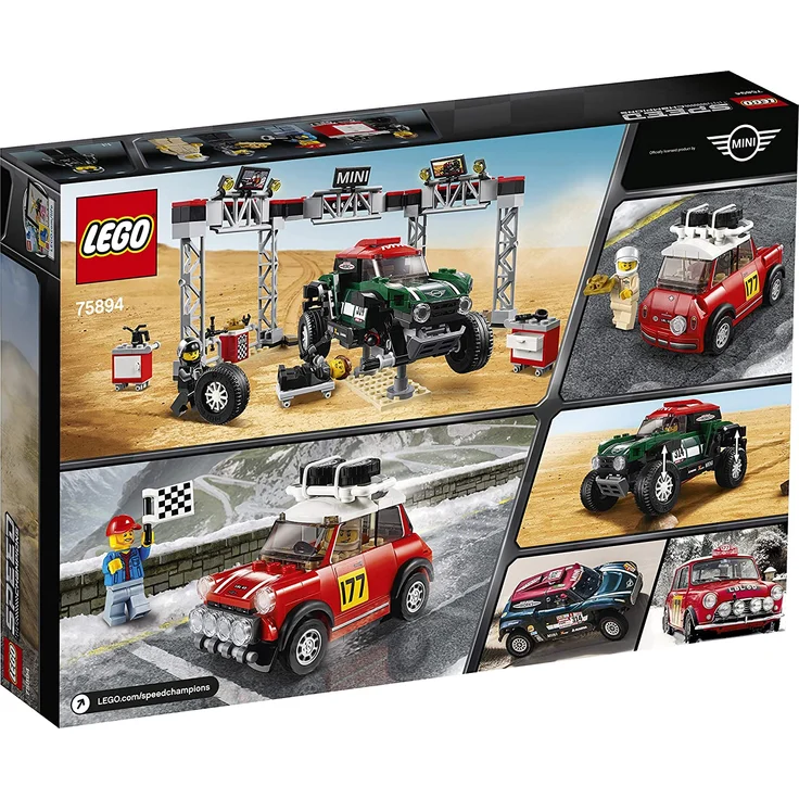 LEGO Speed Champions 75894 - 1967 Mini Cooper S und 2018 Buggy Mini John Cooper Works, Rallyeauto – Bild 11
