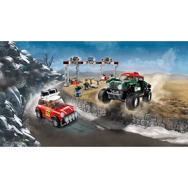 LEGO Speed Champions 75894 - 1967 Mini Cooper S und 2018 Buggy Mini John Cooper Works, Rallyeauto – Bild 3