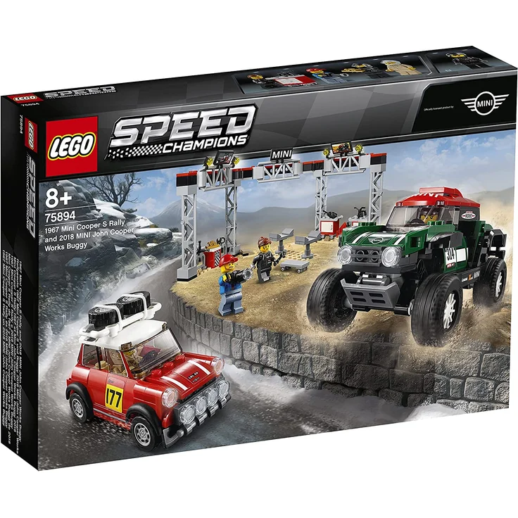 LEGO Speed Champions 75894 - 1967 Mini Cooper S und 2018 Buggy Mini John Cooper Works, Rallyeauto – Bild 1