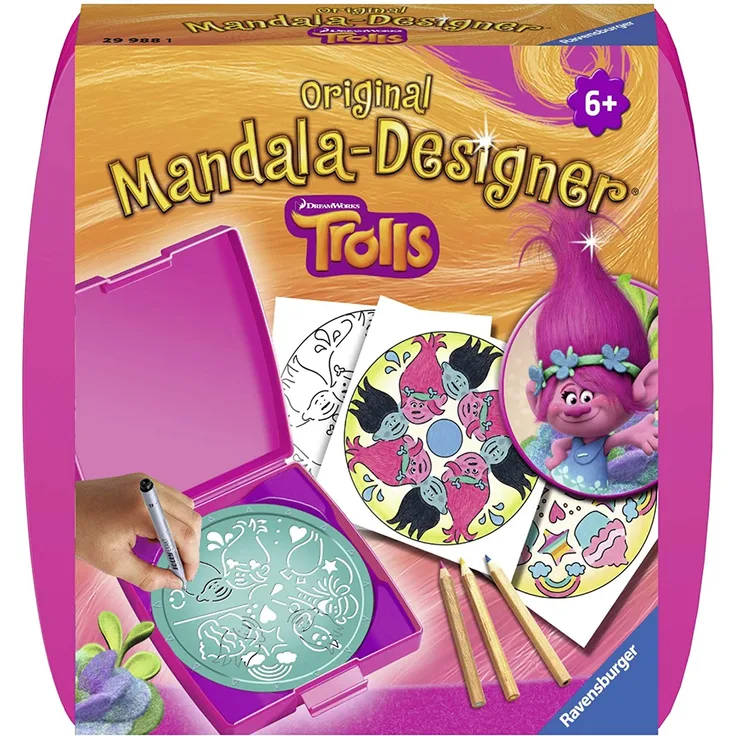 Ravensburger Original Mandala Designer 29988 - Mini - Trolls