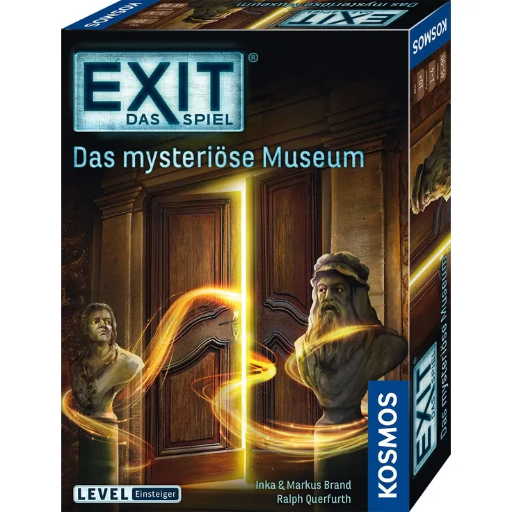 KOSMOS 694227 - EXIT - Das Spiel, Das mysteriöse Museum, Level: Einsteiger, Escape Room Spiel, für 1 bis 4 Spieler ab 10 Jahren, einmaliges Event-Spiel für Erwachsene und Kinder