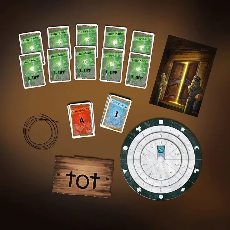 KOSMOS 694227 - EXIT - Das Spiel, Das mysteriöse Museum, Level: Einsteiger, Escape Room Spiel, für 1 bis 4 Spieler ab 10 Jahren, einmaliges Event-Spiel für Erwachsene und Kinder – Bild 9