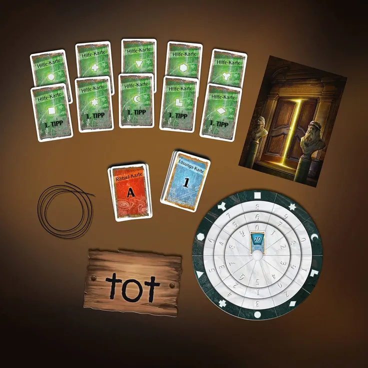 KOSMOS 694227 - EXIT - Das Spiel, Das mysteriöse Museum, Level: Einsteiger, Escape Room Spiel, für 1 bis 4 Spieler ab 10 Jahren, einmaliges Event-Spiel für Erwachsene und Kinder – Bild 3