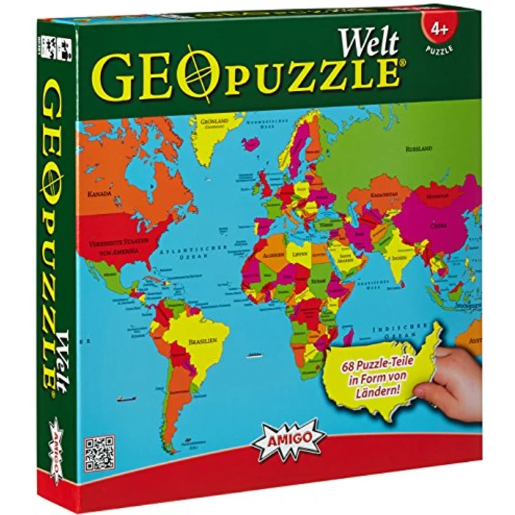Amigo 00381 - GeoPuzzle – Welt – Bild 1