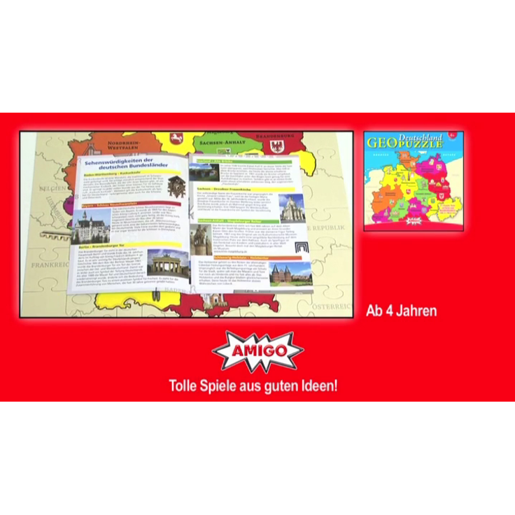 Amigo 00381 - GeoPuzzle – Welt – Bild 6