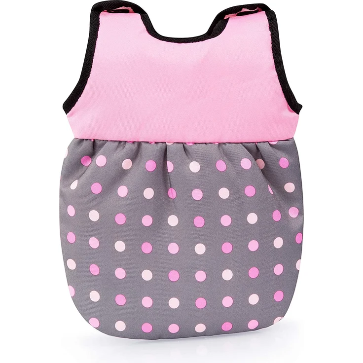 Bayer Design 61766AB Puppenzubehör, 11 in 1 Pflegeset, Großes Zubehörset für Babypuppen inkl. Tasche, Reisebett, Schlafsack und Pflegezubehör, grau, pink, gepunktet mit Fee - Preisvergleich – Bild 4