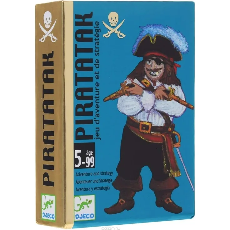 Djeco Pirataka-Karten, Mehrfarbig (36)