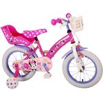 Disney Minnie Kinderfahrrad 14 Zoll Rosa Pink mit zwei Handbremsen - Preisvergleich