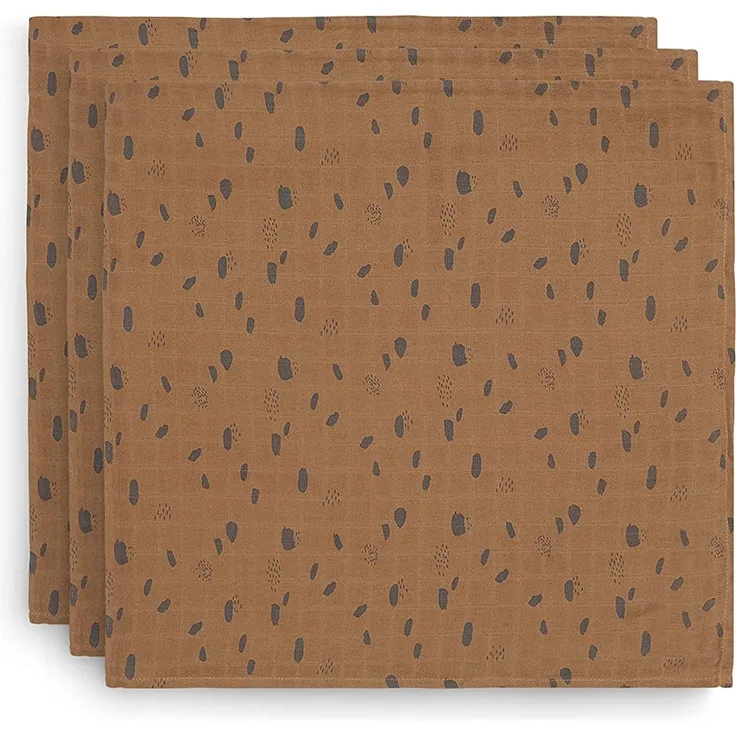 Jollein Spot Multituch Hydrophil Caramel Small 3 Stück