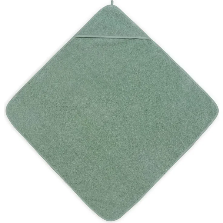 jollein Kapuzenbadetuch Frottee ash green 75 x 75 cm