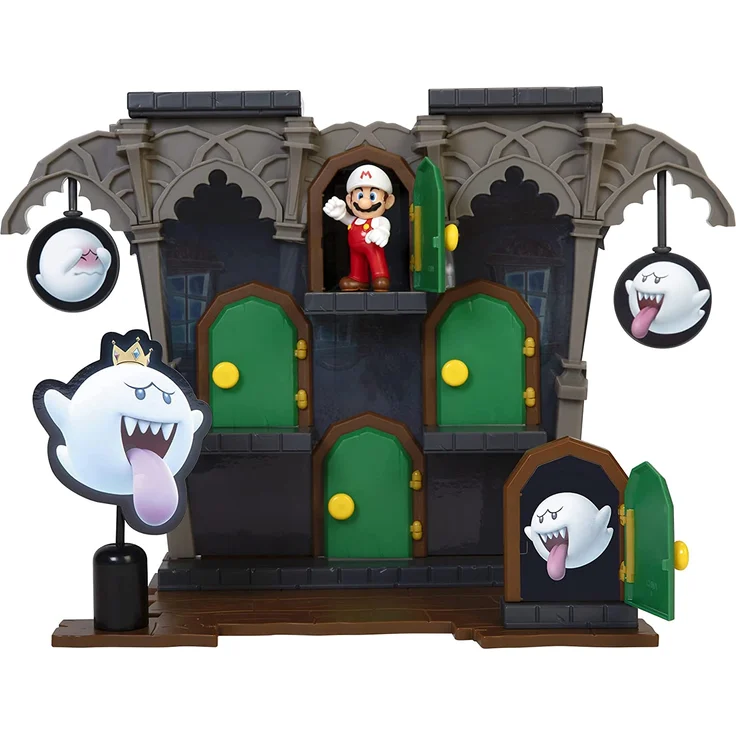 Jakks Super Mario 2. 5 Inch Deluxe Boo Mansion Playset - Preisvergleich – Bild 1