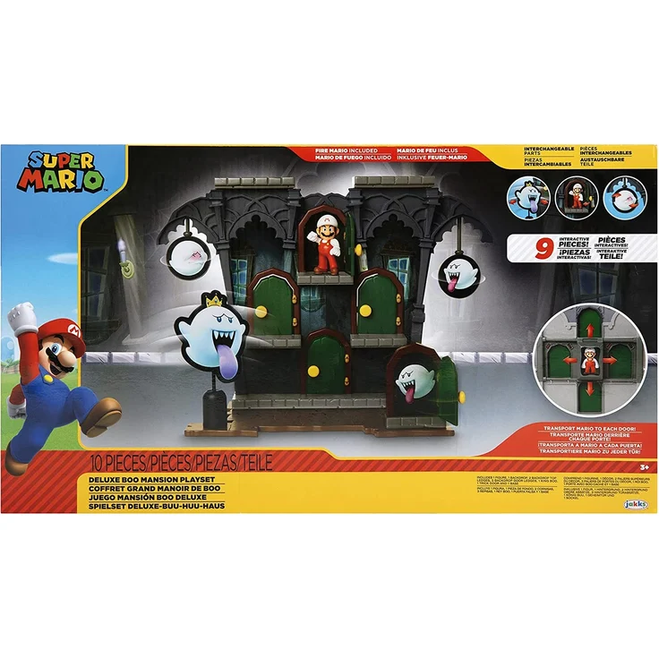 Jakks Super Mario 2. 5 Inch Deluxe Boo Mansion Playset - Preisvergleich – Bild 2