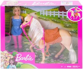 Mattel Barbie Puppe und Pferd