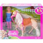 Mattel Barbie Puppe und Pferd