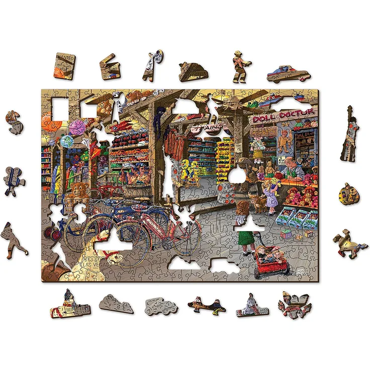 Holzpuzzle Spielzeugladen 400 Teile - INV 502275