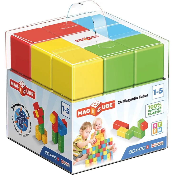 Geomag MagiCube Green Line Neodymium magnet toy 1 Jahr(e) Mehrfarbig
