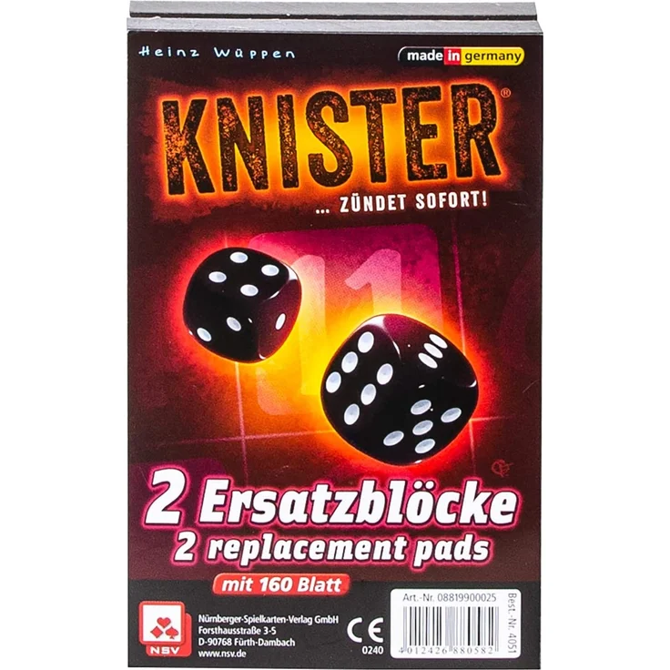 Knister: Ersatzblock (Erw. ) – Bild 1