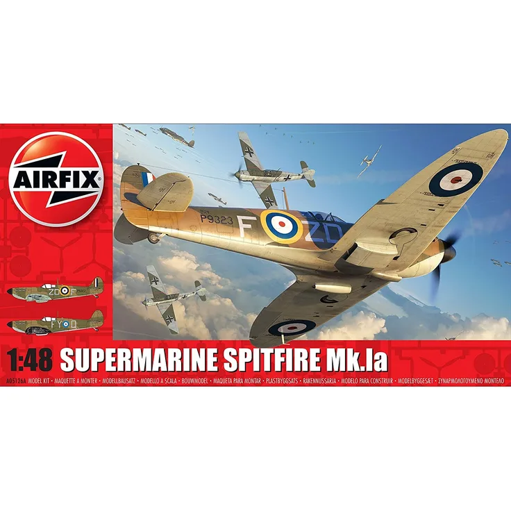 Airfix Supermarine Spitfire Mk. 1 a Fixed-wing aircraft model Montagesatz 1:48 Spitfire Mk. 1 a Beide Geschlechter Kunststoff