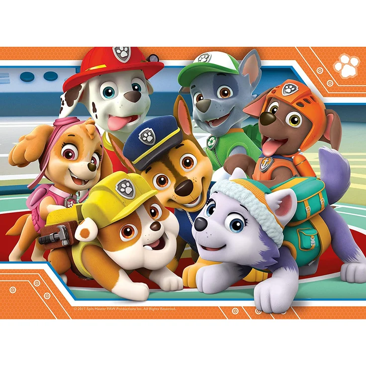 Ravensburger 06936 Paw Patrol 4 Puzzle 12/16/20/24 Teile a box-12/16/20/24, Einheitsgröße – Bild 5