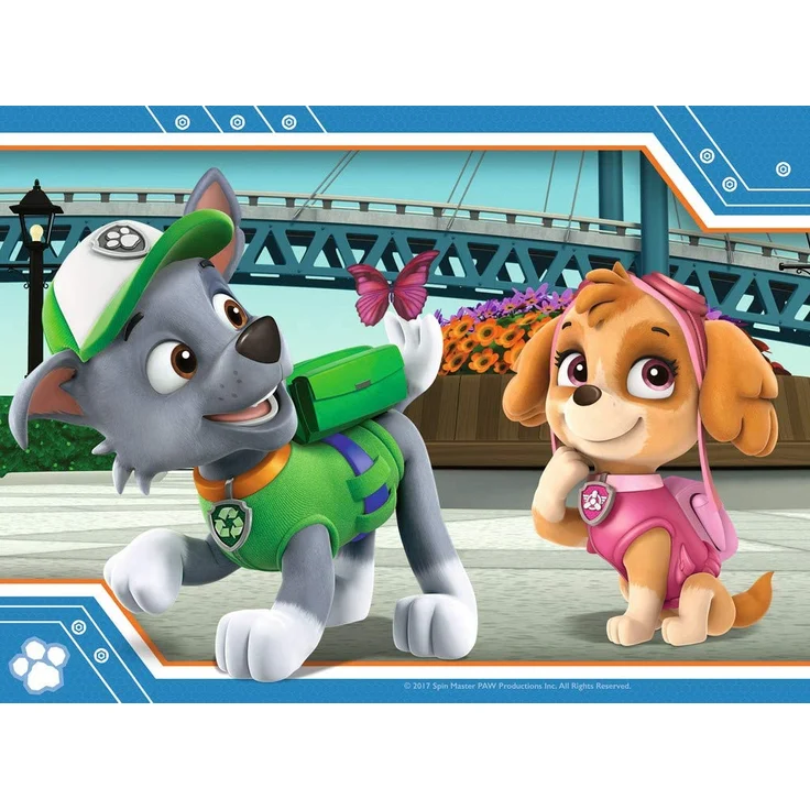 Ravensburger 06936 Paw Patrol 4 Puzzle 12/16/20/24 Teile a box-12/16/20/24, Einheitsgröße – Bild 2